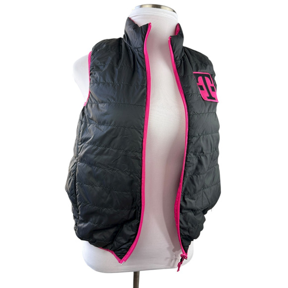 T-Mobile Full Zip Quilted Puffer Vest Employee Work Uniform Women's Medium - Picture 10 of 15